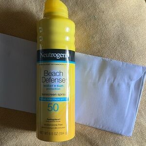 Neutrogena Beach Defense water and sun protection, 6.5 ounces SPF 50